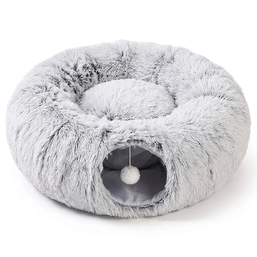 Pawtivo™ Cozy Cat Tunnel & Bed